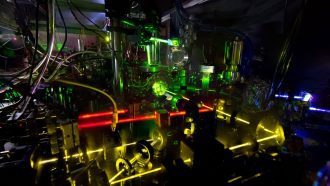 a ytterbium atomic clock in a NIST lab