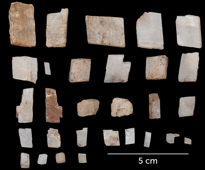 calcite crystal samples