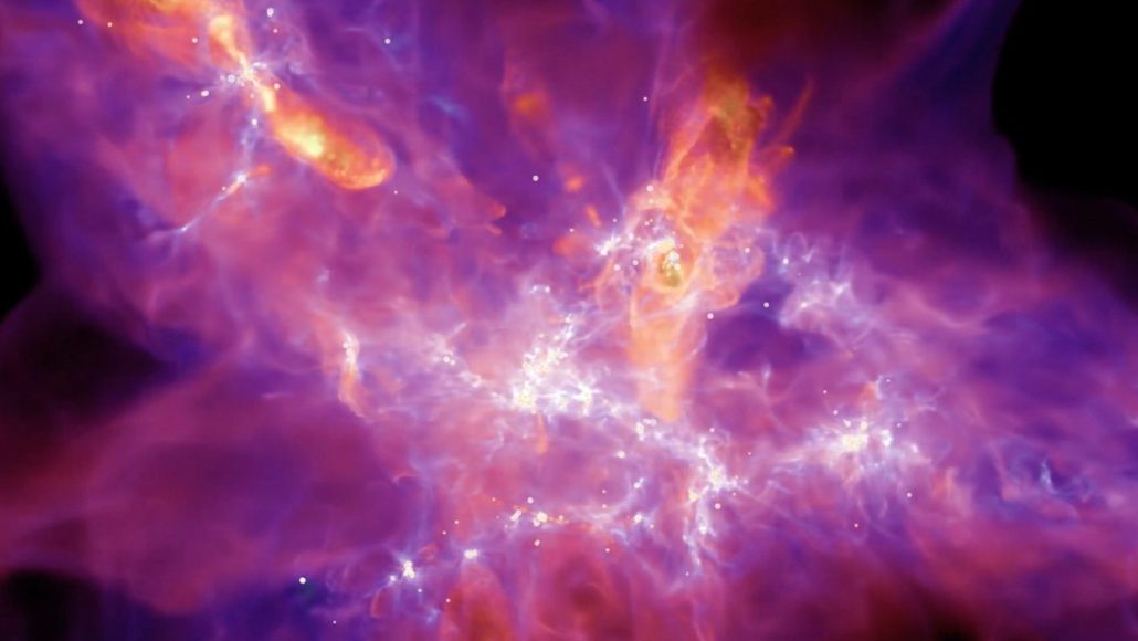 Watch this beautiful, high-resolution simulation of how stars are born