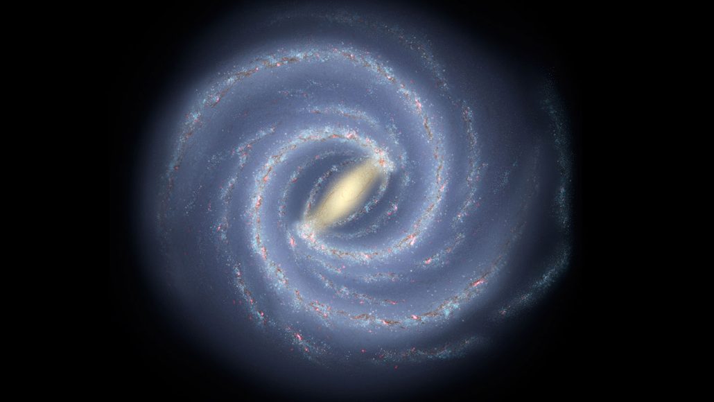 illustration of the milky way galaxy
