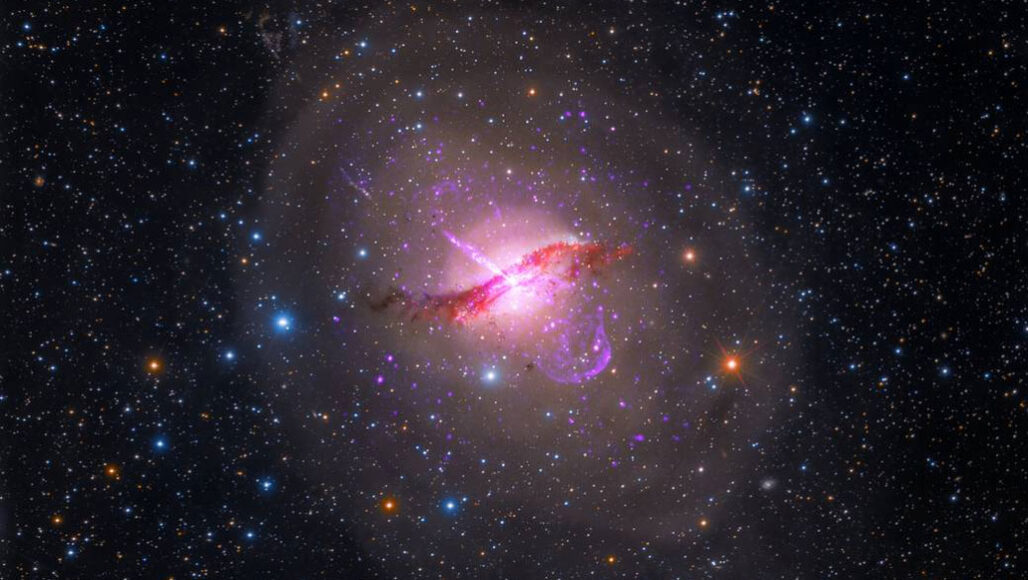 image of Centaurus A galaxy