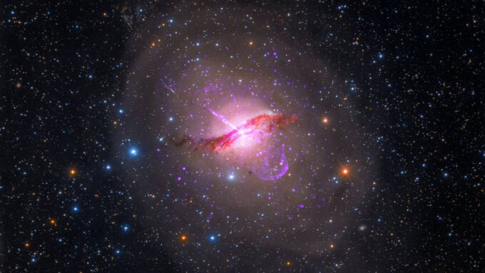 image of Centaurus A galaxy