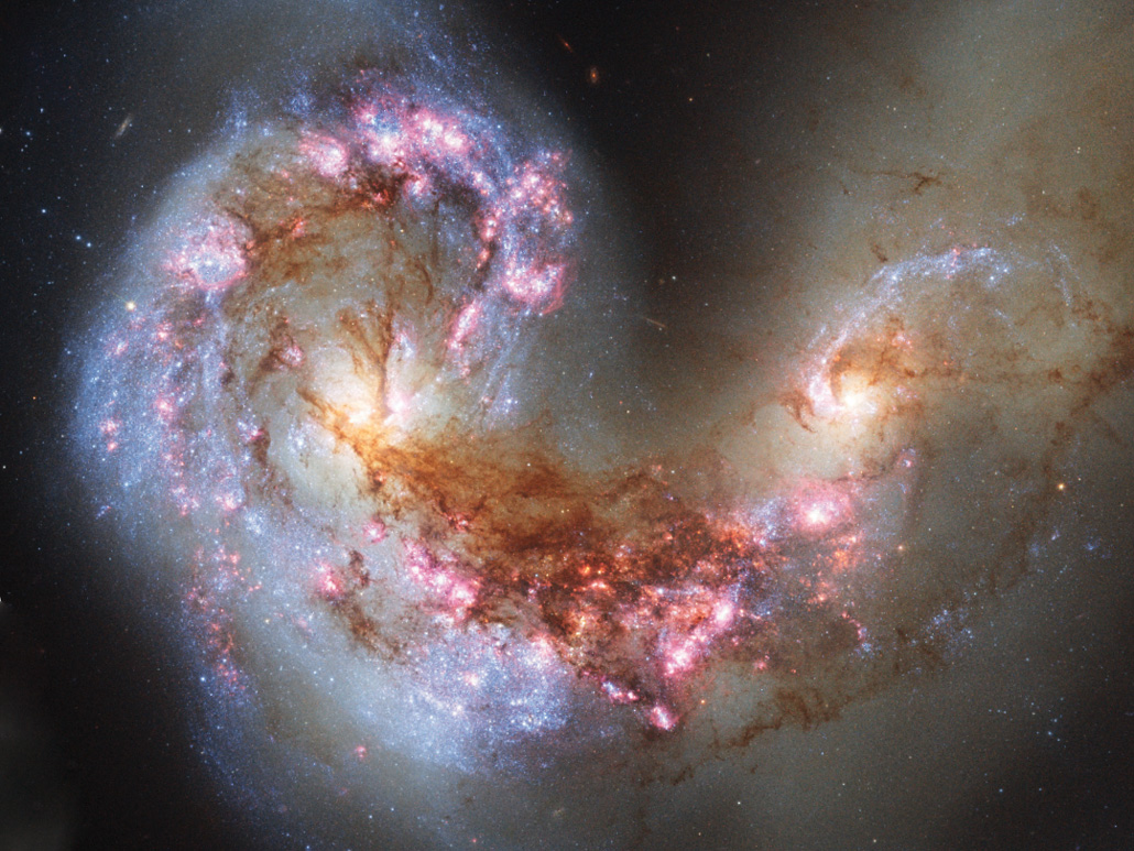 a comma-shaped galaxy
