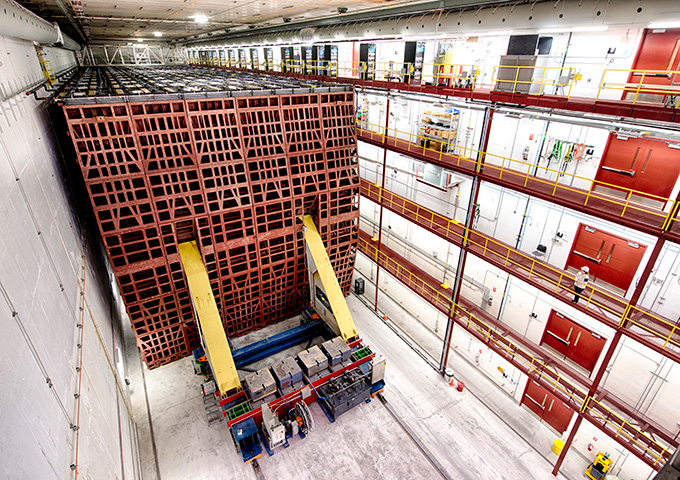 image of a detector from the NOvA neutrino experiment