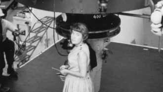 Astronomer Vera Rubin at Lowell Observatory in 1965