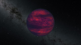 illustration of a brown dwarf