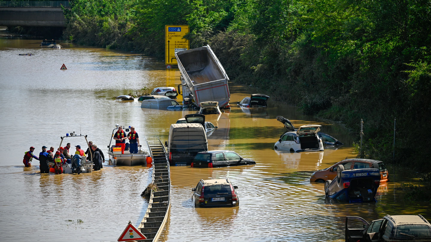 Climate change made Europe’s flash floods in July more likely