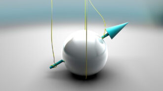 illustration of quantum spin
