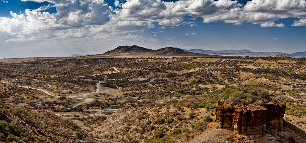 Olduvai Gorge landscape