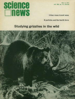 October 9, 1971 cover of Science News