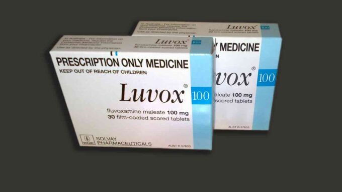 image of two boxes of Luvox