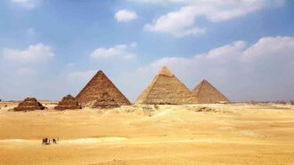 image of pyramids in Egypt