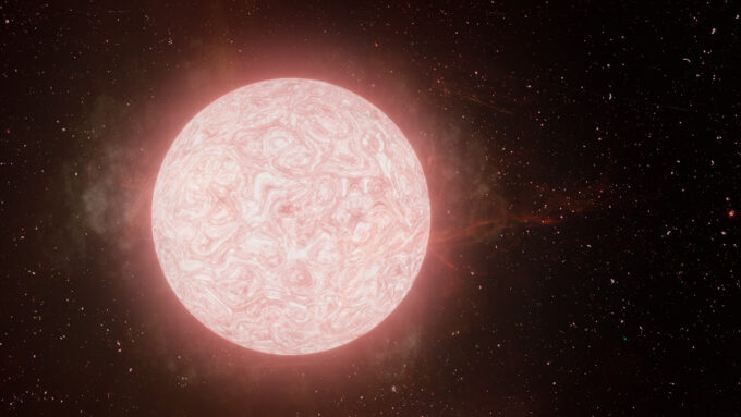 illustration of a red supergiant