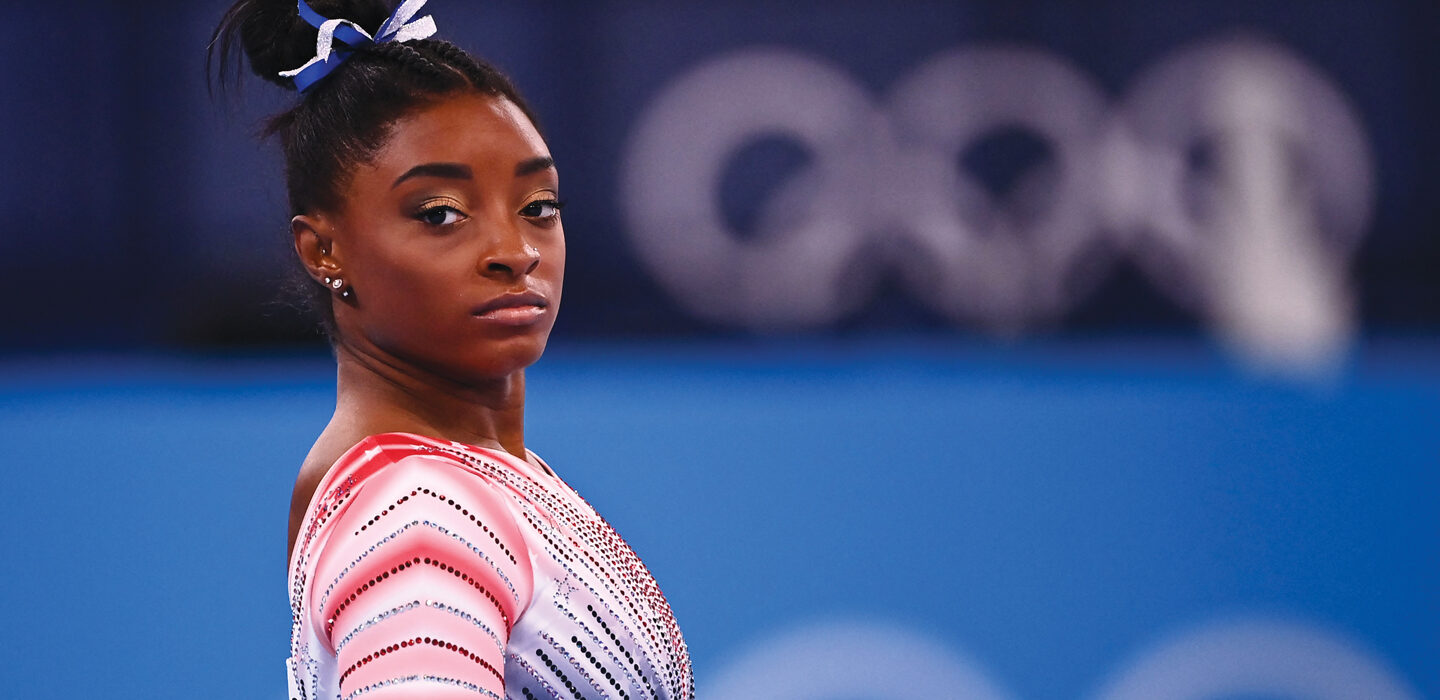 photo of Simone Biles at the Olympics
