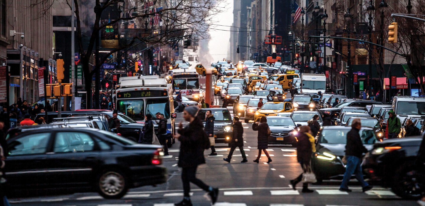 image of a city street scene