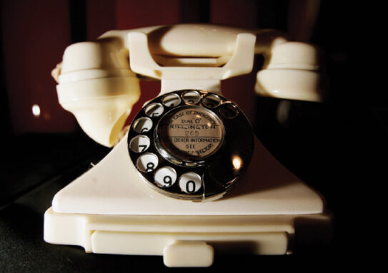 image of a rotary phone