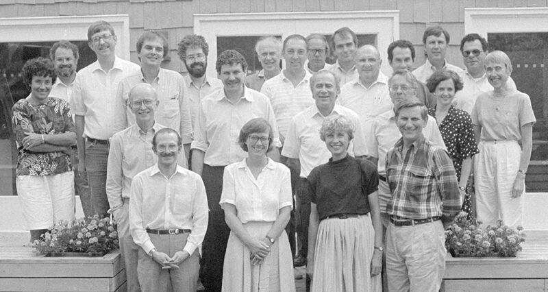 Bunch of scientists at meeting