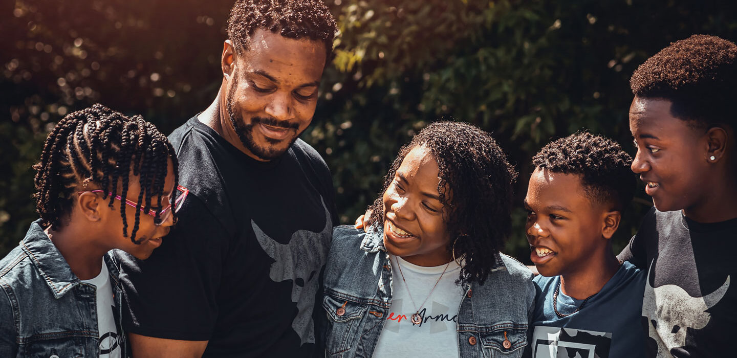 a picture of Amber Williams and her family