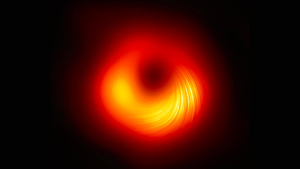 image of the black hole in galaxy M87