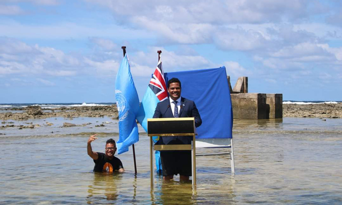 Tuvalu press conference