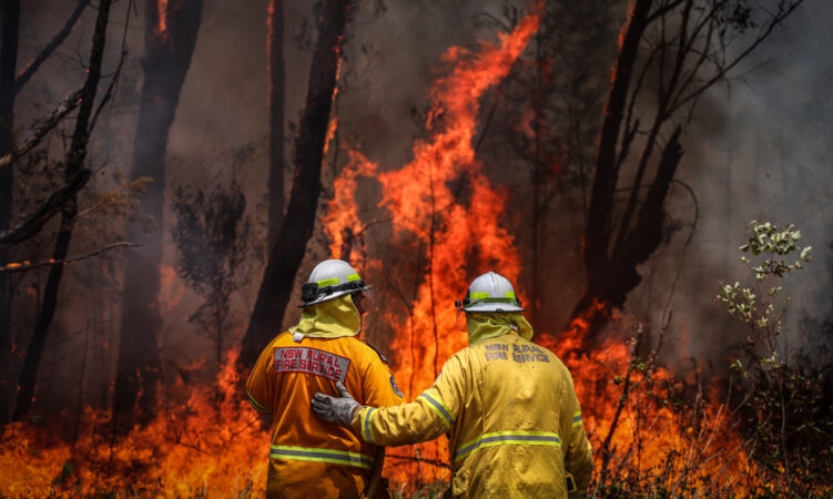 Australian Wildfires. Research links the fires to human-caused climate change.