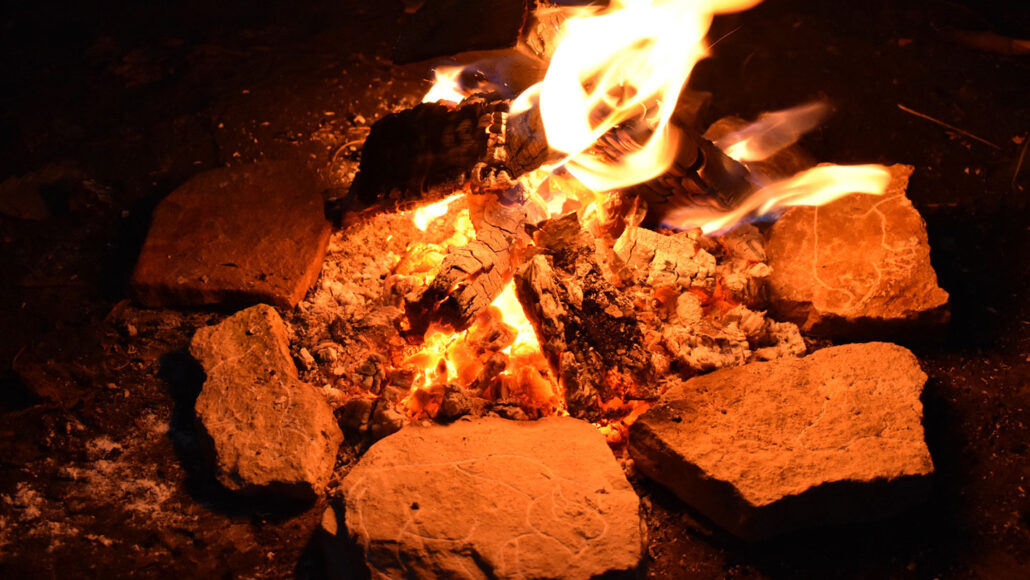 image of a campfire