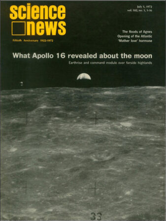 the cover of the July 2, 1972 issue of Science News