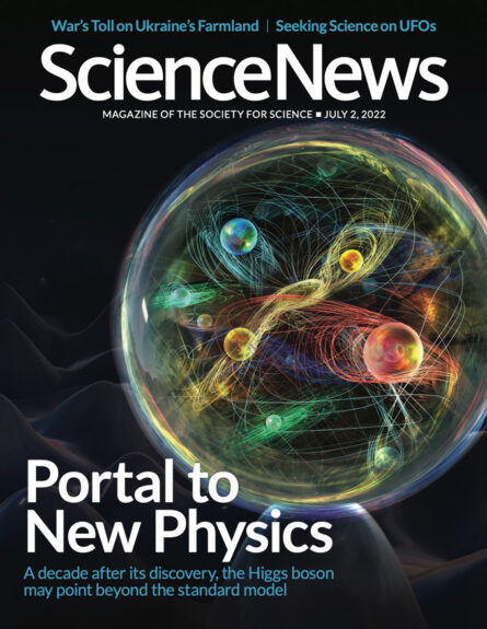 cover of the July 2, 2022 Science News