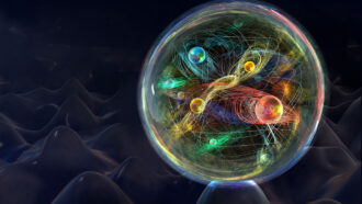 illustration of the higgs boson