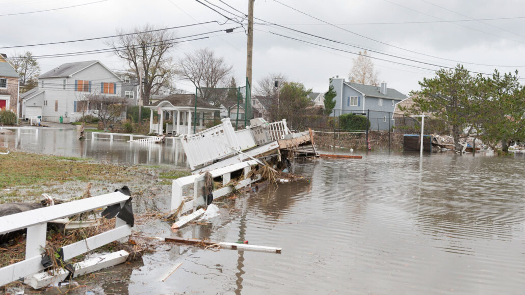 Flood after Hurricane Sandy