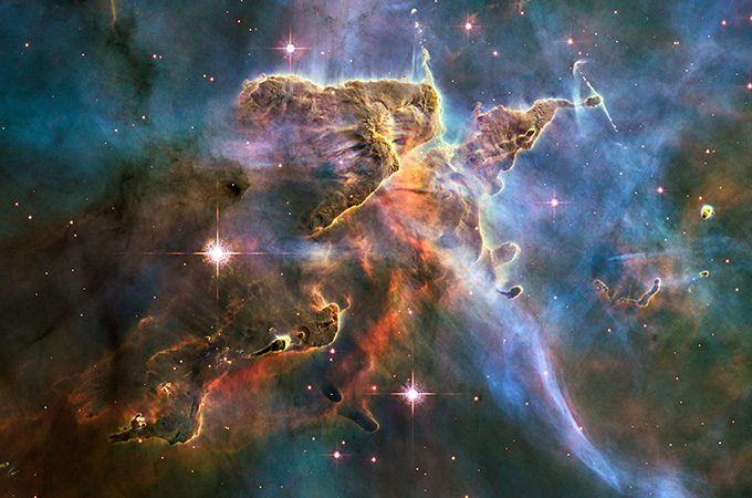 Hubble image of the Carina nebula