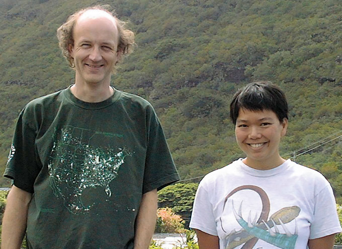 Photo of David Jewitt and Jane Luu