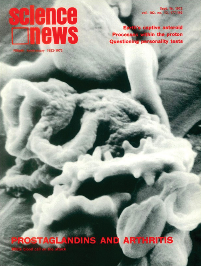 copertina del numero del 16 settembre 1972 di Science News