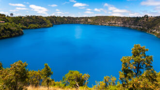 Climate change could turn some blue lakes to green or brown