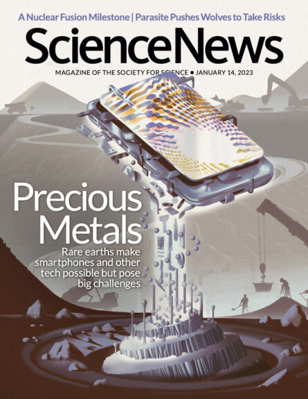 cover of the January 14, 2023 issue of Science News
