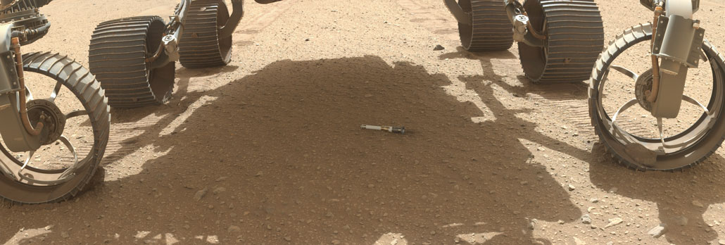 Sự kiên trì đã gửi một bộ nhớ cache các mẫu đá trên Sao Hỏa vào tháng 12 và tháng 1.