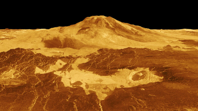 A volcano on Venus was spotted erupting in decades-old images
