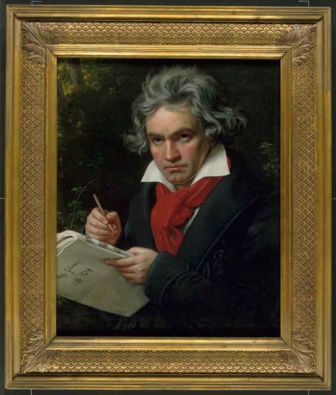 portrait of Beethoven