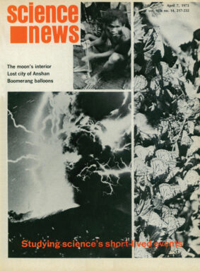 April 7, 1973 cover of Science News