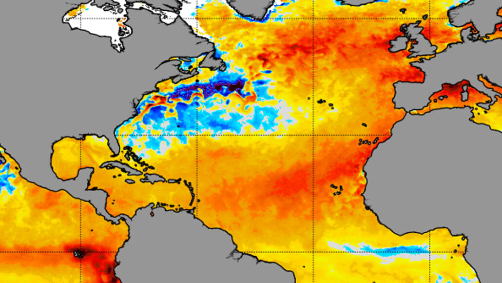 Atlantic Ocean Weather Radar Map 