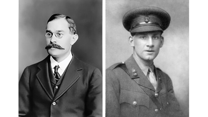 Photographs of W.H. Rivers and Siegfried Sassoon