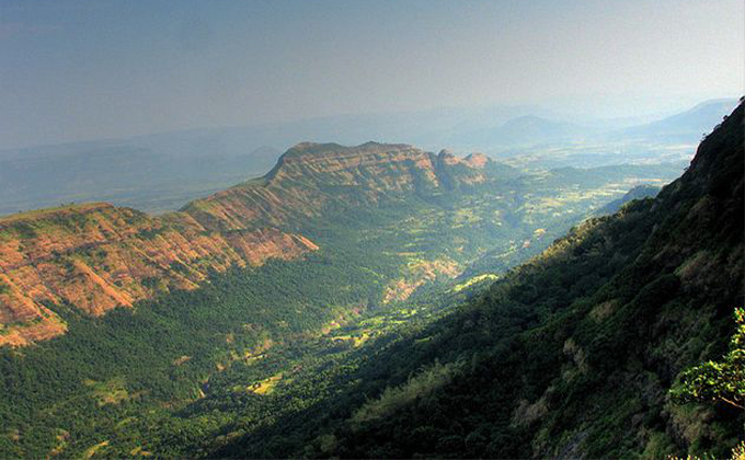 An image of the Deccan Traps.