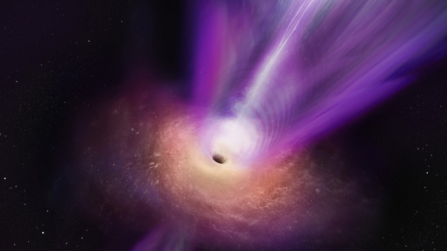 The black hole–powered jet in galaxy M87 is making stars explode
