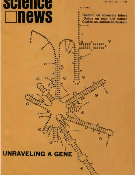 cover of the January 6, 1973 issue of Science News