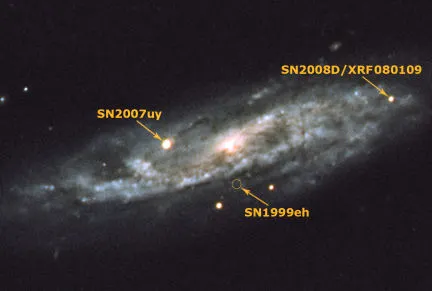 Thanks to a lucky break and an overactive galaxy, astronomers detect a supernova event earlier than ever before