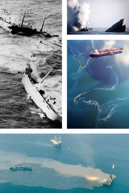 Spills at sea