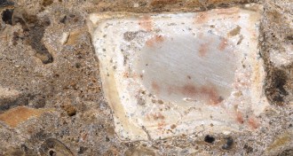 ancient hearth remnant