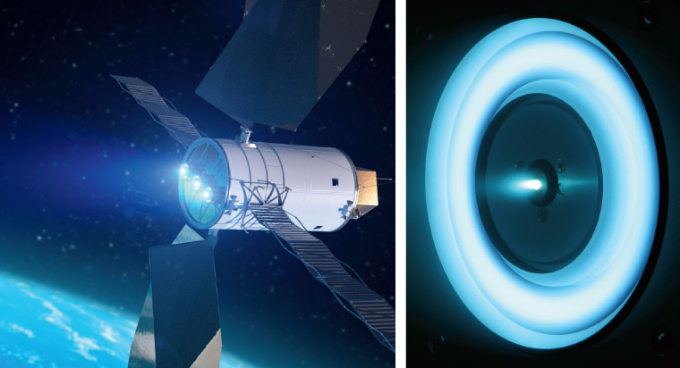illustration of solar electric propulsion system