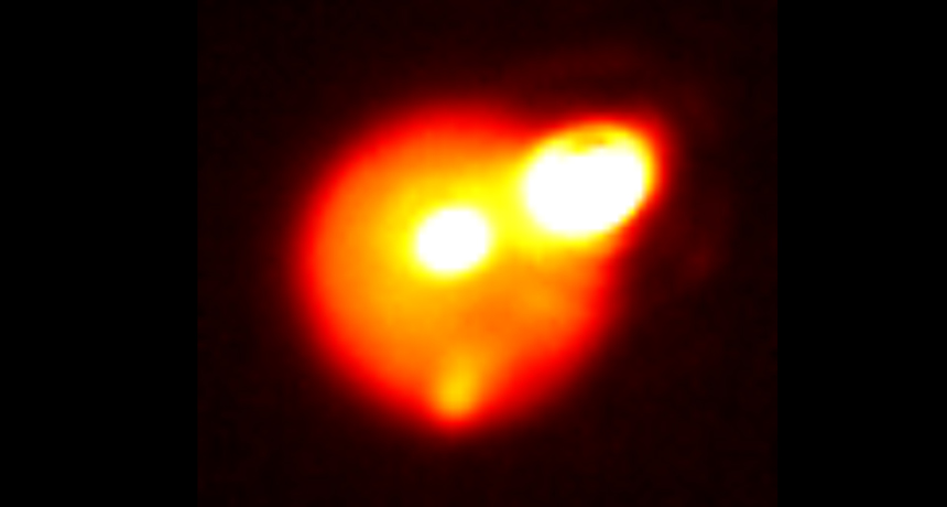 infrared image of Jupiter's moon Io
