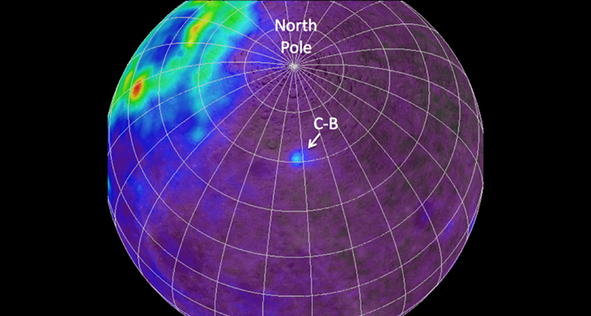 moon map of thorium
